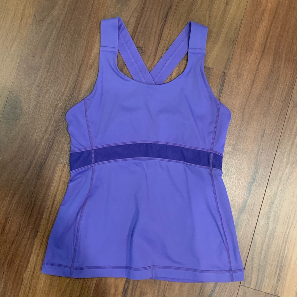 Lululemon Athletic Purple Racerback Tank size 8